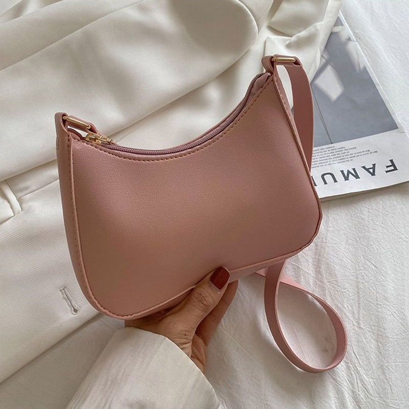 Beige håndtaske til damer – tidløst design i polyesterblanding