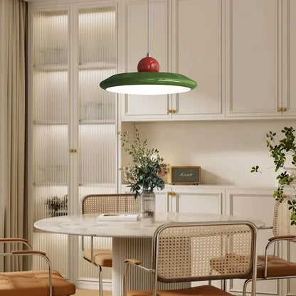 Bauhaus pendel i rød variant med justerbar ophængning