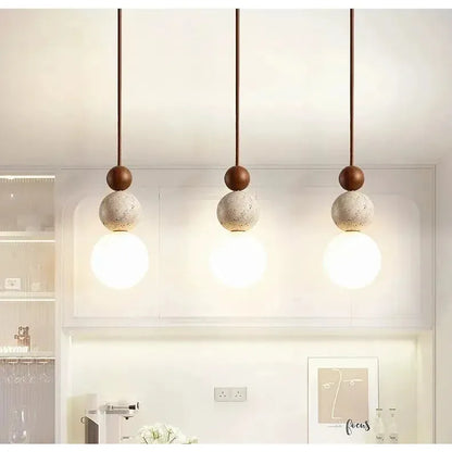 Hikari Wabi-Sabi Pendant Lamp – Elegant Natural Illumination