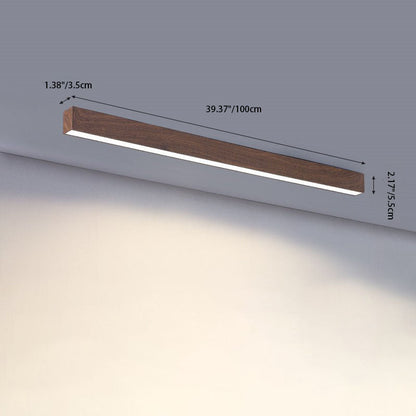 60 cm LED loftlampe monteret over natbord