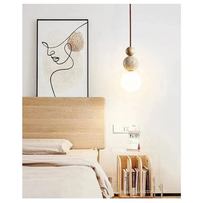 Hikari Wabi-Sabi Pendant Lamp – Elegant Natural Illumination