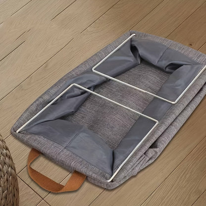 Sammenfoldelig Opbevaringsboks – Pladsbesparende Løsning til Tøj og Tilbehør, Holdbart Stof, Ideel til Hjemmet 2