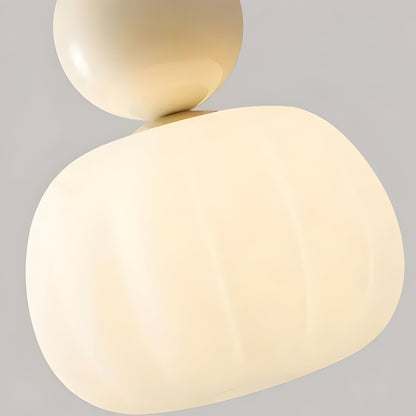 Solar-Powered Elegance: Mjørik Nordic Cream Pendant Lamp**  **Meta Title:** Eco-Friendly Solar Pendant Lamp for Outdoor Spaces