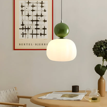Solar-Powered Elegance: Mjørik Nordic Cream Pendant Lamp**  **Meta Title:** Eco-Friendly Solar Pendant Lamp for Outdoor Spaces