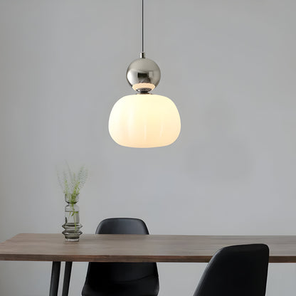 Solar-Powered Elegance: Mjørik Nordic Cream Pendant Lamp**  **Meta Title:** Eco-Friendly Solar Pendant Lamp for Outdoor Spaces
