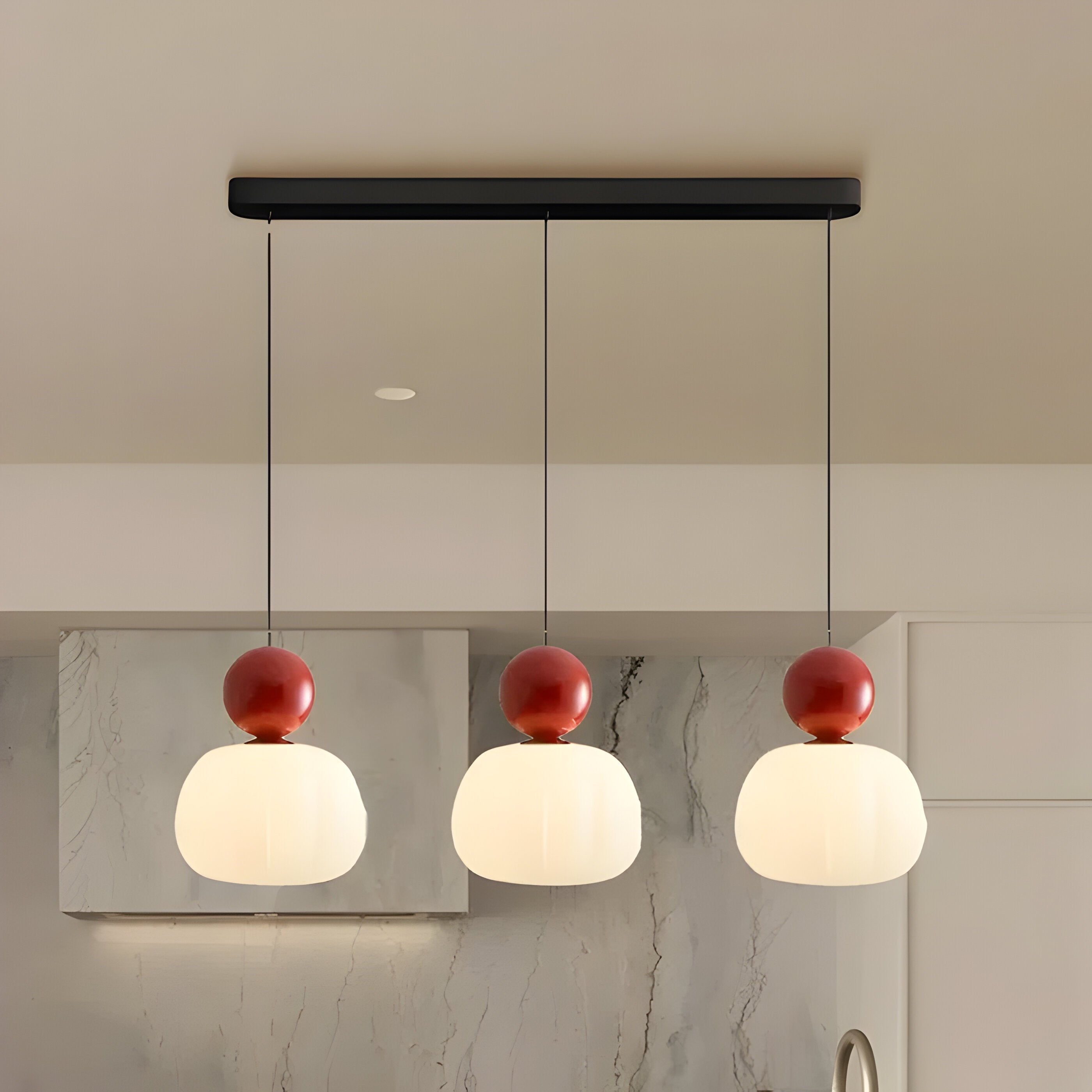 Solar-Powered Elegance: Mjørik Nordic Cream Pendant Lamp**  **Meta Title:** Eco-Friendly Solar Pendant Lamp for Outdoor Spaces