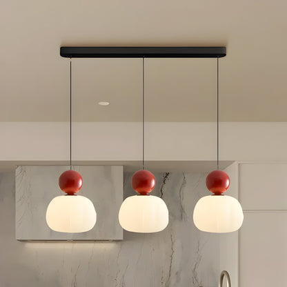 Solar-Powered Elegance: Mjørik Nordic Cream Pendant Lamp**  **Meta Title:** Eco-Friendly Solar Pendant Lamp for Outdoor Spaces