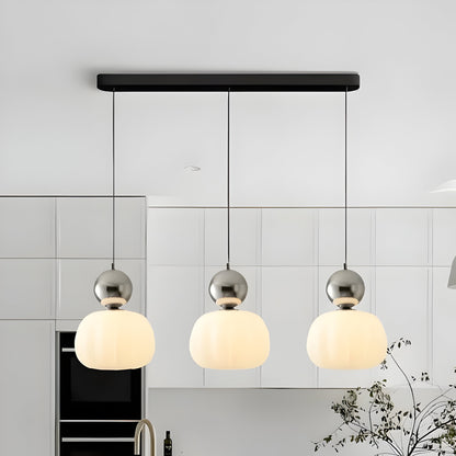 Solar-Powered Elegance: Mjørik Nordic Cream Pendant Lamp**  **Meta Title:** Eco-Friendly Solar Pendant Lamp for Outdoor Spaces