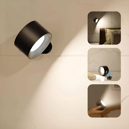 Elegant Lumos Wall Lamp – Wireless & 360° Adjustable