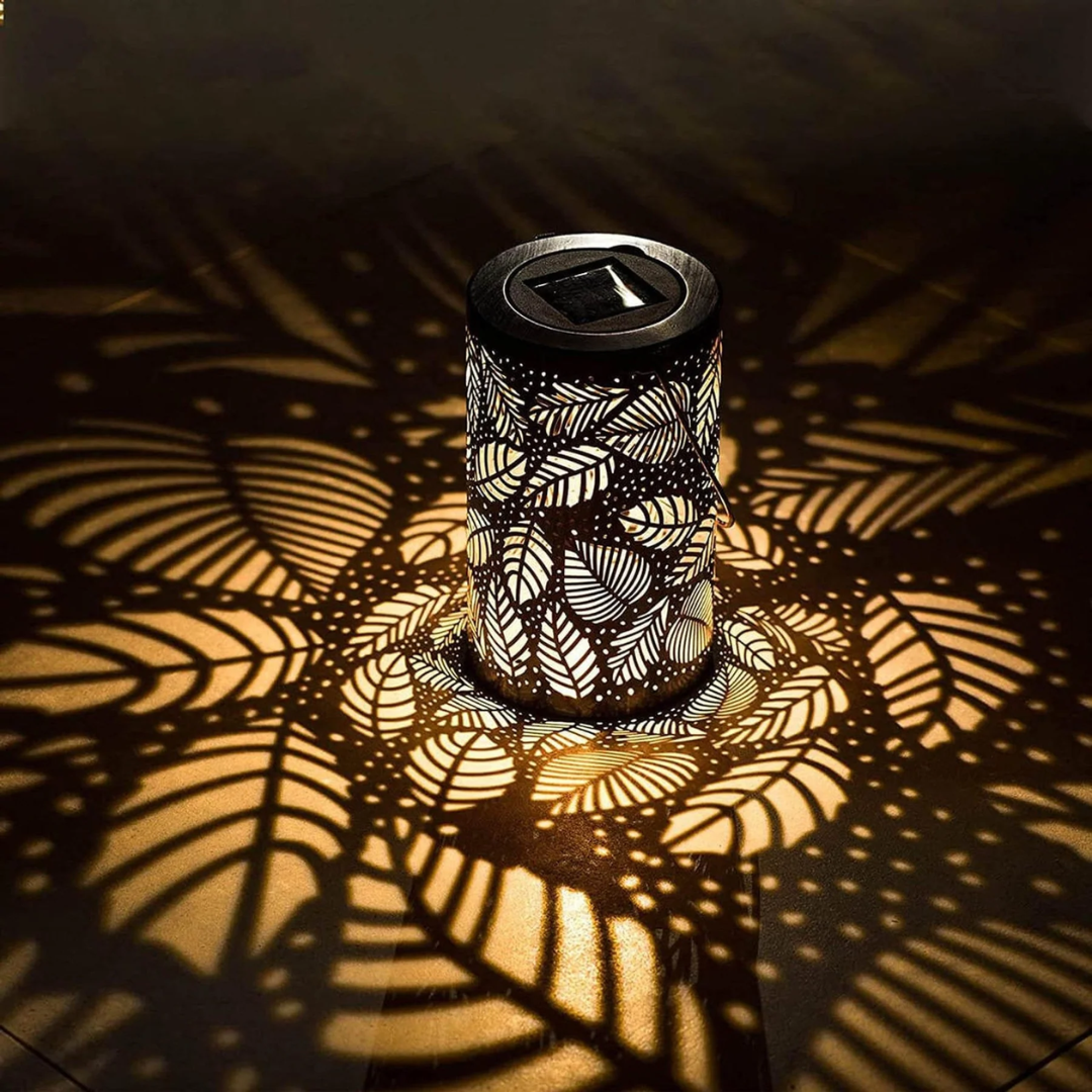Senti Udendørs Lampe til Væg – Elegant Bladmotiv med Varm Glød til Have [udendørslampe] 0