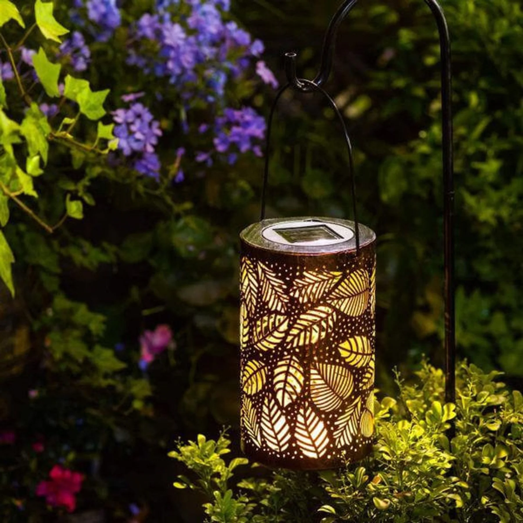 Senti Udendørs Lampe til Væg – Elegant Bladmotiv med Varm Glød til Have [udendørslampe] 1