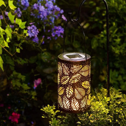 Senti Udendørs Lampe til Væg – Elegant Bladmotiv med Varm Glød til Have [udendørslampe] 1