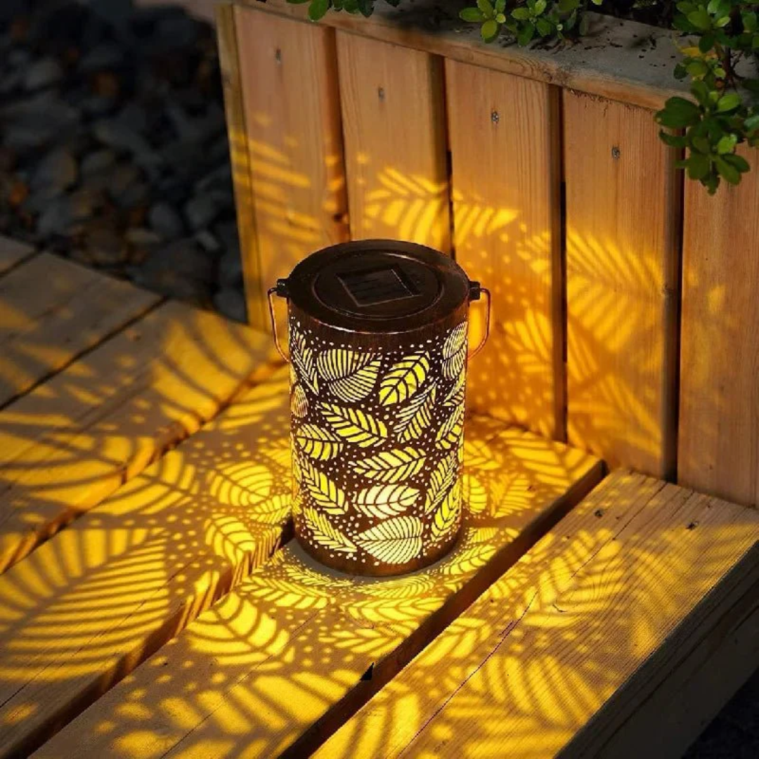 Senti Udendørs Lampe til Væg – Elegant Bladmotiv med Varm Glød til Have [udendørslampe] 2