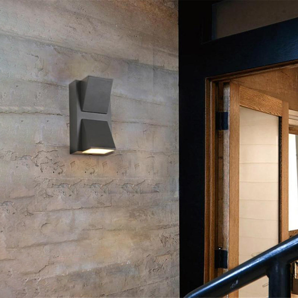 Udendørs LED-væglampe – vejrbestandig konstruktion nærbillede