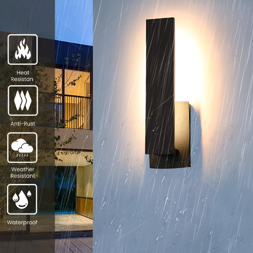 Simplicity Udendørs Væglampe – Minimalistisk Design, Vandafvisende Aluminium til Haven [keyword] 6