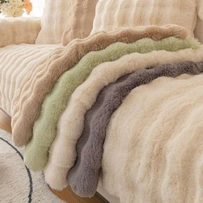 Sofa Cover i Blødt Polyester – Beskytter og Forvandler Din Sofa med Skridsikker Bund, Vaskbar og Komfortabel 1