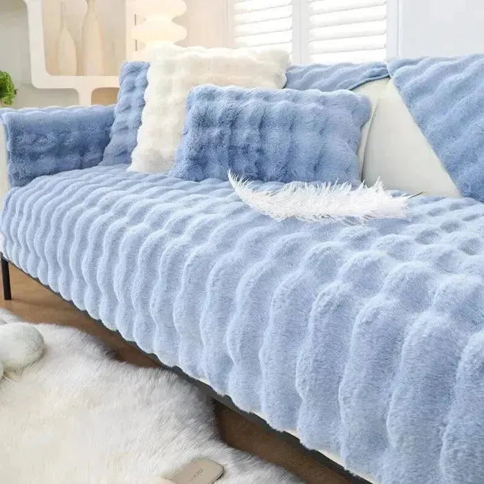 Sofa Cover i Blødt Polyester – Beskytter og Forvandler Din Sofa med Skridsikker Bund, Vaskbar og Komfortabel 6
