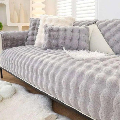 Sofa Cover i Blødt Polyester – Beskytter og Forvandler Din Sofa med Skridsikker Bund, Vaskbar og Komfortabel 8