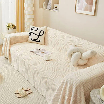 Sofa Tæppe i Blødt Polyester – Elegant Tæppe til Sofaen, Kæledyrsvenligt Design for Hyggelig Atmosfære 2