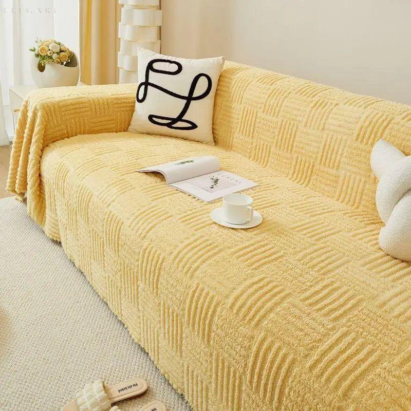 Sofa Tæppe i Blødt Polyester – Elegant Tæppe til Sofaen, Kæledyrsvenligt Design for Hyggelig Atmosfære 5