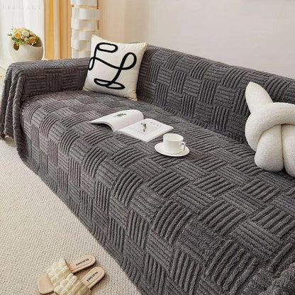 Sofa Tæppe i Blødt Polyester – Elegant Tæppe til Sofaen, Kæledyrsvenligt Design for Hyggelig Atmosfære 7