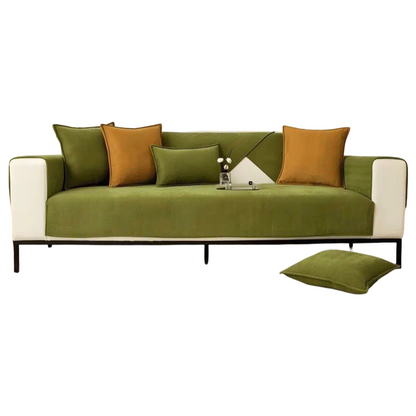 Sofabeskytter i Chenille – Skridsikker Sofa Cover til Komfortabel Indretning | Stilfuldt og Maskinvaskbart Design 1