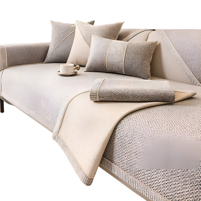 Sofabetræk i Bomuldsblanding – Beskyt Sofaen Med Stil og Komfort | Maskinvaskbar og Alsidig Design 1