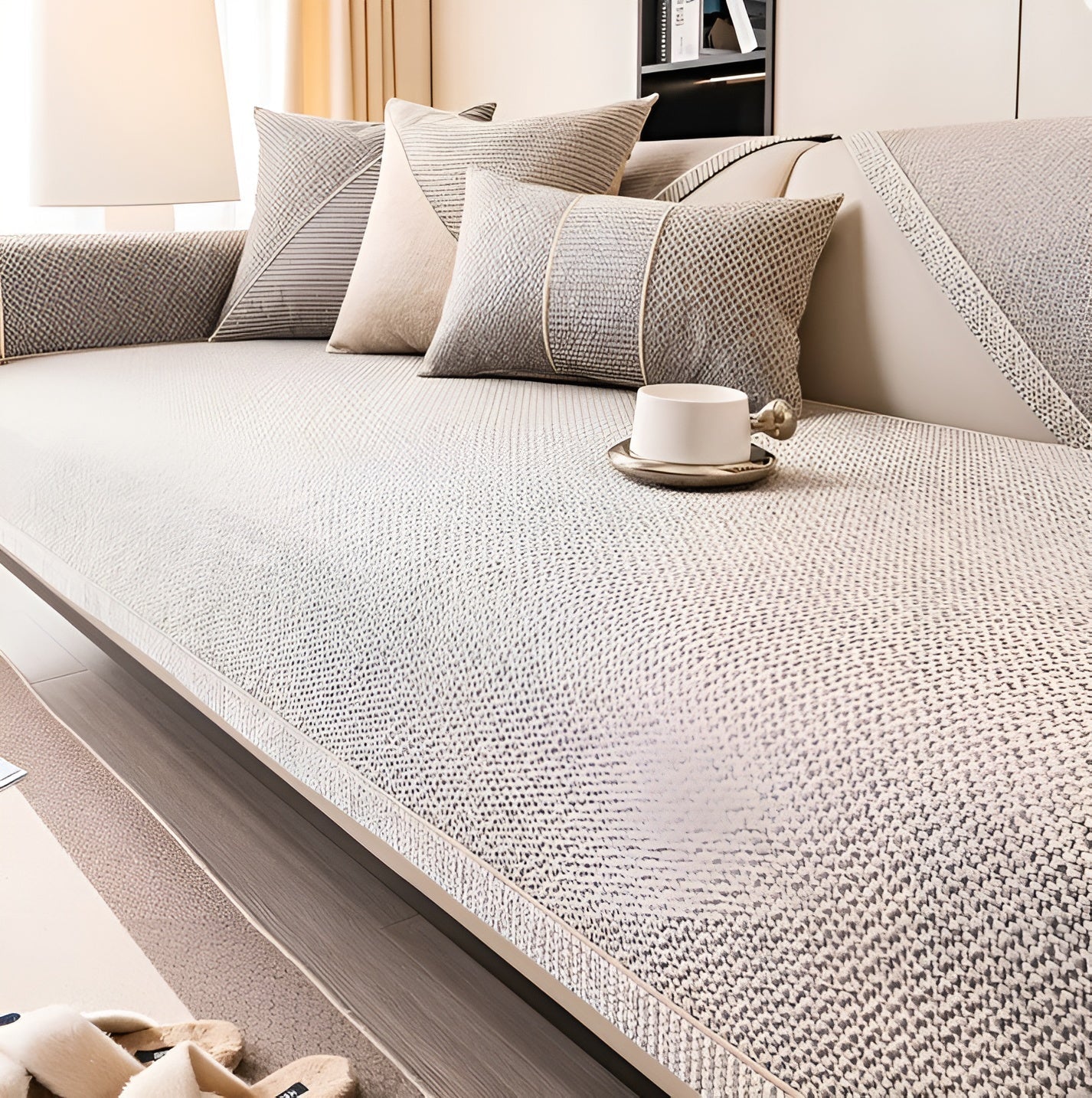 Sofabetræk i Bomuldsblanding – Beskyt Sofaen Med Stil og Komfort | Maskinvaskbar og Alsidig Design 2