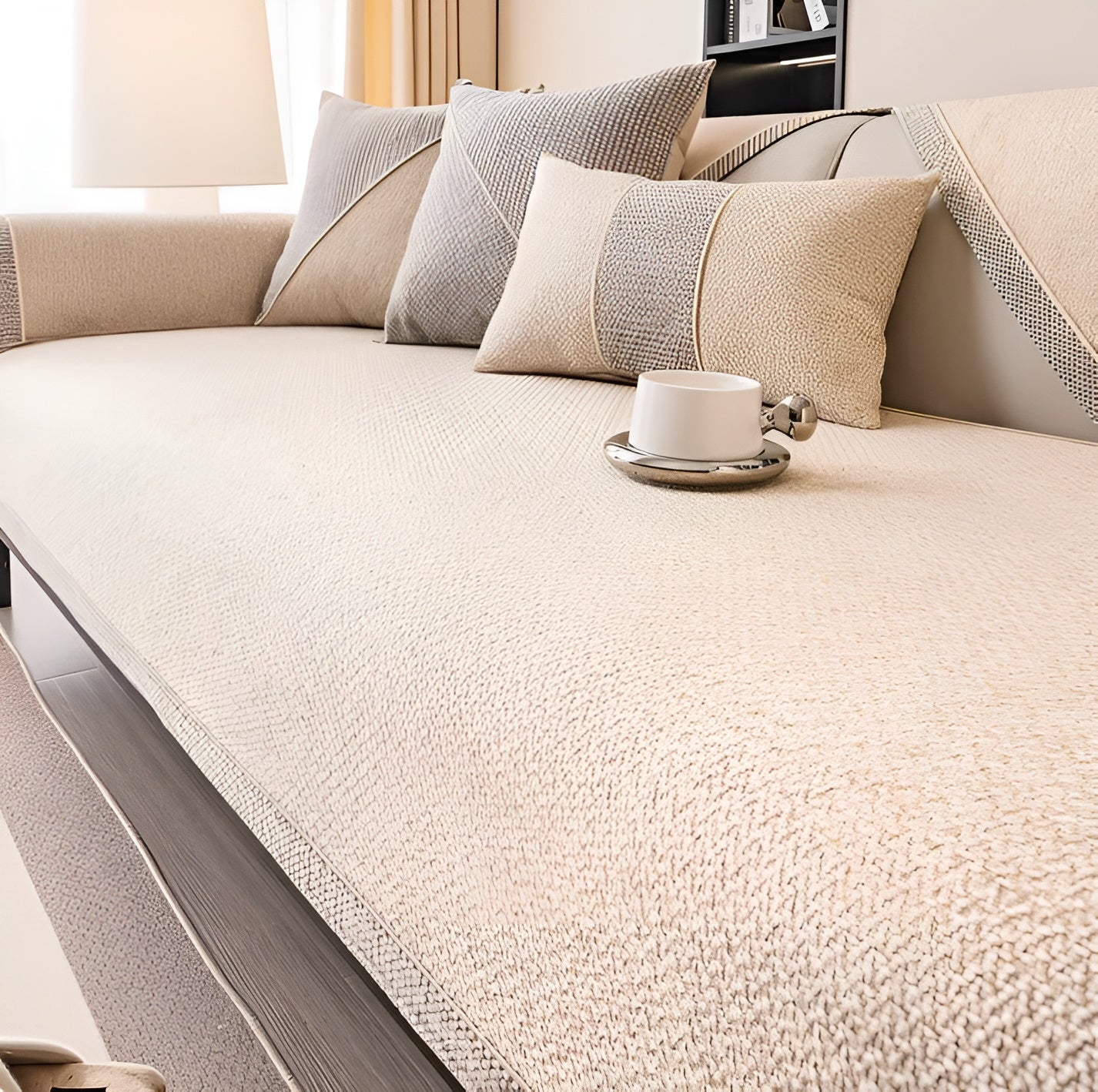 Sofabetræk i Bomuldsblanding – Beskyt Sofaen Med Stil og Komfort | Maskinvaskbar og Alsidig Design 4