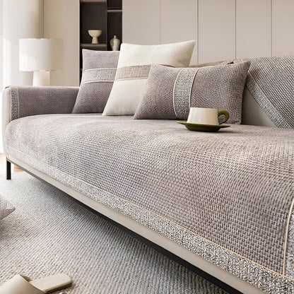 Sofabetræk i Hør – Elegant og Holdbart Beskyttelse til Sofa | Ideelt til Kæledyrsejere, Let at Vedligeholde 1