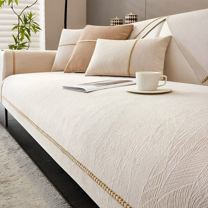 Sofabetræk i Hør – Elegant og Holdbart Beskyttelse til Sofa | Ideelt til Kæledyrsejere, Let at Vedligeholde 7