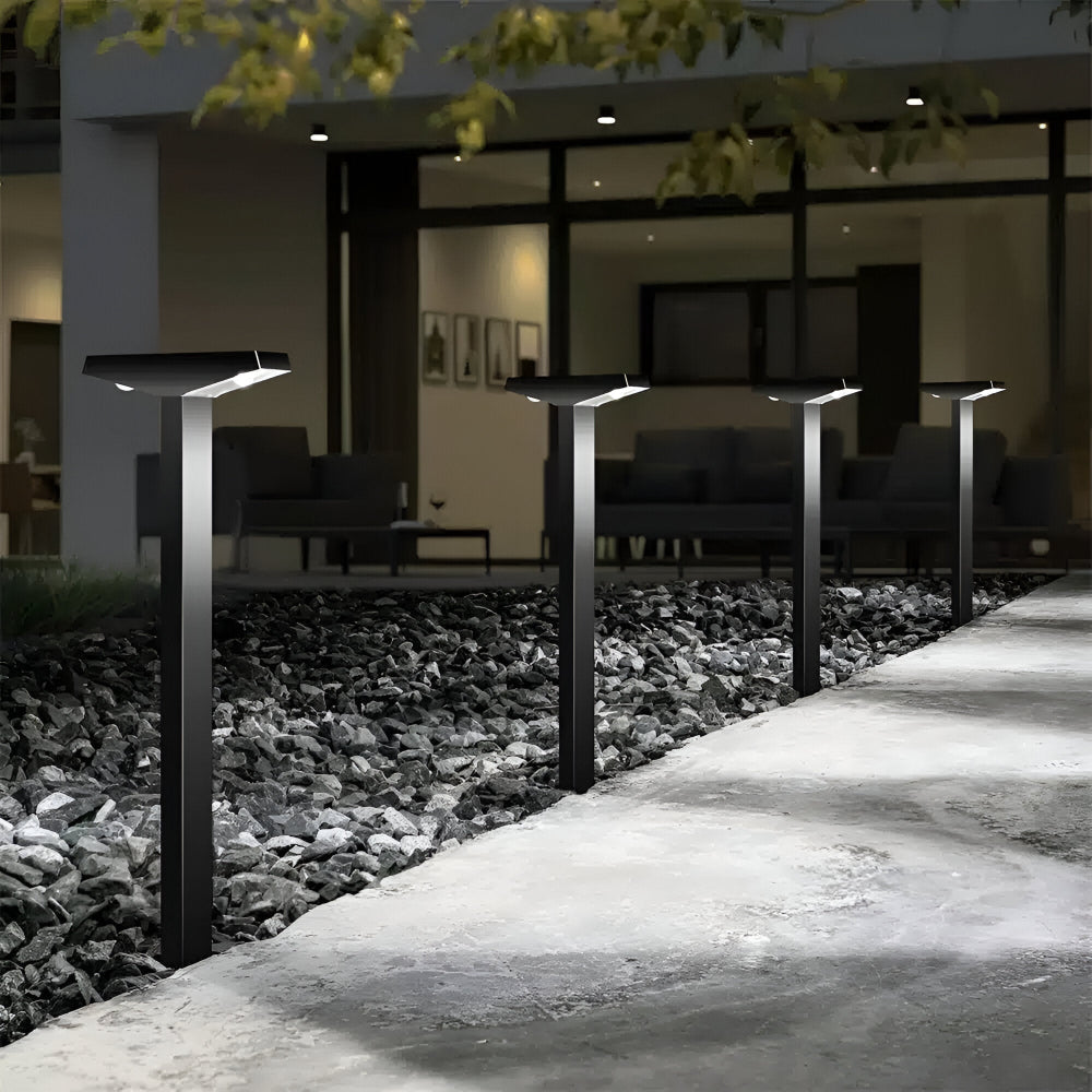 Sole Udendørs Solcellelamper – Elegant Design med Justerbar Højde til Haven [solcellelamper til haven] 0