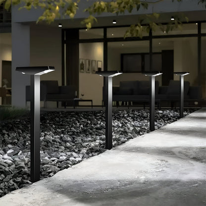 Sole Udendørs Solcellelamper – Elegant Design med Justerbar Højde til Haven [solcellelamper til haven] 0