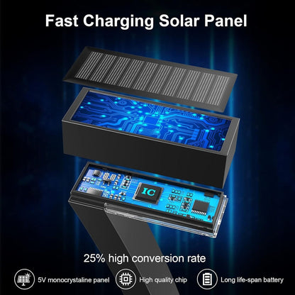 Soleil Udendørs Solcellelamper – Elegant 7-Formet Design med Varmt Hvidt Lys til Haven [solcellelamper til haven] 5