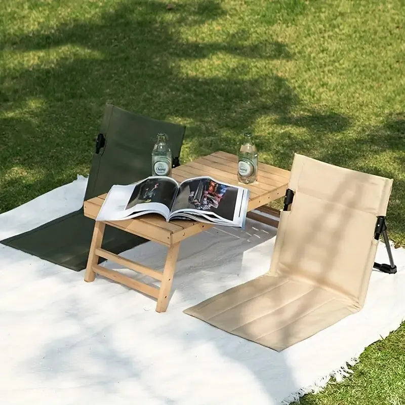 Ergonomisk gulvstol til udendørs brug – let og kompakt campingstol, billede 2