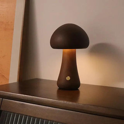 Trådløs Bordlampe i Træ – Justerbar Lysstyrke Uden Ledning til Elegant Indendørs Belysning 2