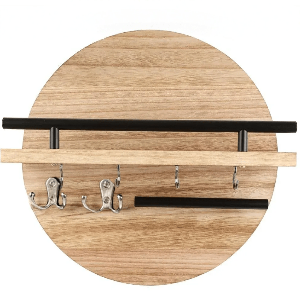 Træ Nøgleholder – Elegant Opbevaring til Nøgler og Småting | Bæredygtig Design til Dit Hjem 7