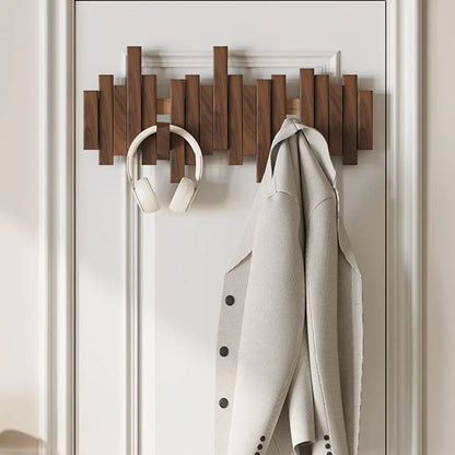 Trægarderobe med Magnetiske Kroge – Elegant Opbevaringsløsning til Dit Hjem, Pladsbesparende Design 3