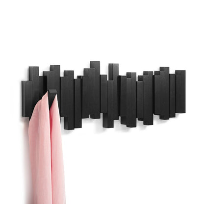 Trægarderobe med Magnetiske Kroge – Elegant Opbevaringsløsning til Dit Hjem, Pladsbesparende Design 9