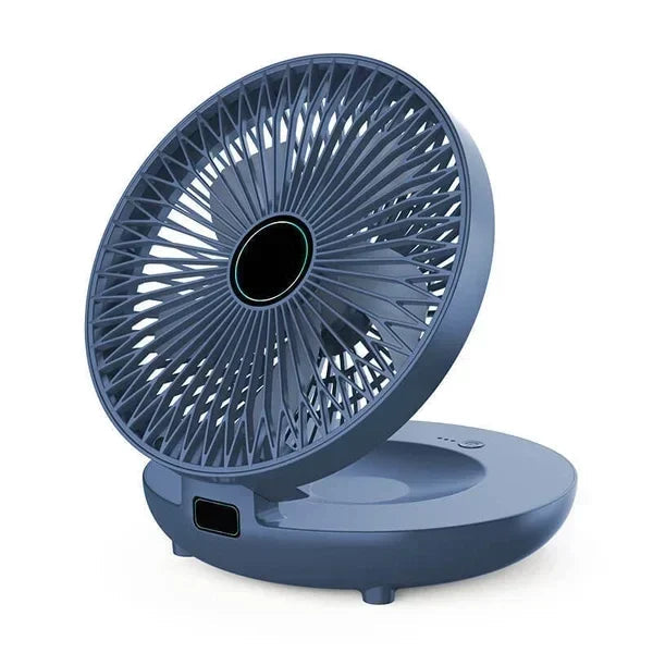 Bærbar vægventilator med støjsvag motor og 3 hastighedstrin – frontvisning