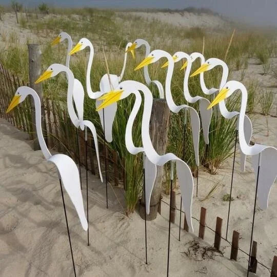 TropiGo Udendørs Flamingo Havepynt – Vejrbestandig Kinetisk Kunst til Livlig Atmosfære havepynt 1