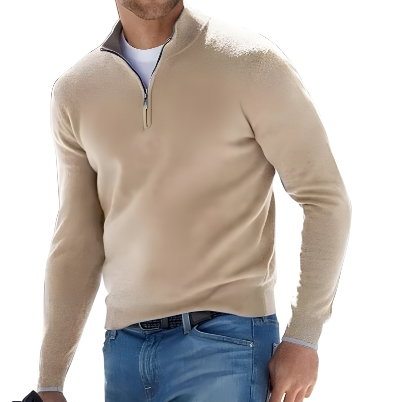 Kashmirsweater foldet og præsenteret
