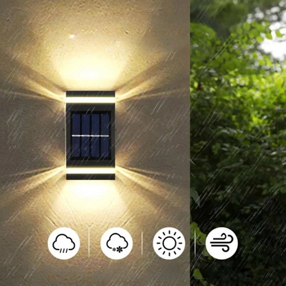 Elegant Solar Wall Light - Eco-Friendly & Waterproof