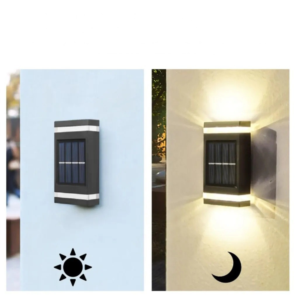 Elegant Solar Wall Light - Eco-Friendly & Waterproof