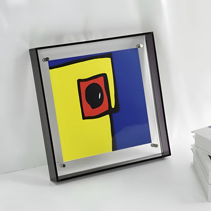 Akryl fotoramme med neon-design i 80'er-stil – moderne og dekorativ