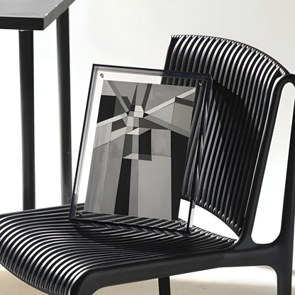 Akryl fotoramme med neon-design i 80'er-stil – moderne og dekorativ