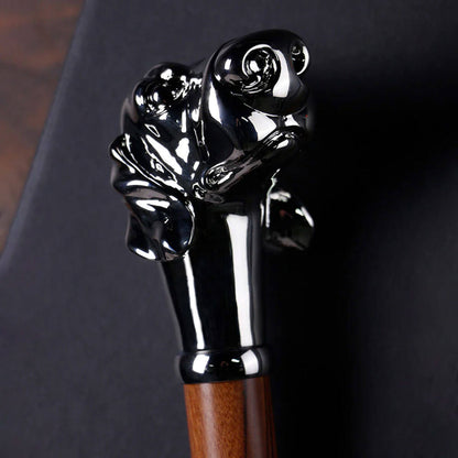 Klassisk paraply med dekorativt hundehoved design