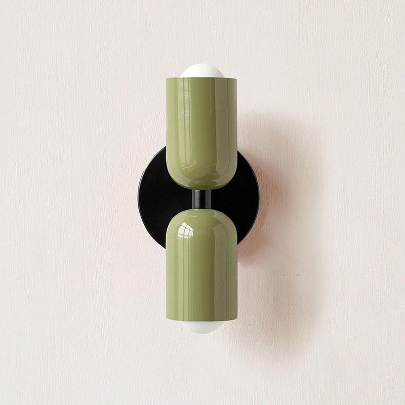 Farbe Wabi Duo minimalistisk moderne LED-væglampe med to hoveder