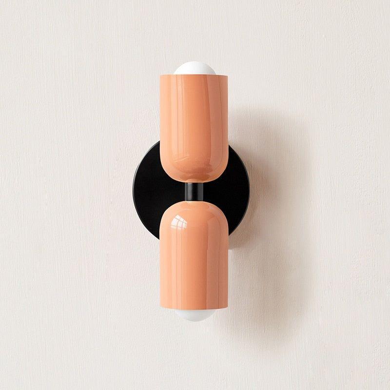 Farbe Wabi Duo minimalistisk moderne LED-væglampe med to hoveder