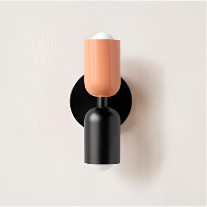 Farbe Wabi Duo minimalistisk moderne LED-væglampe med to hoveder